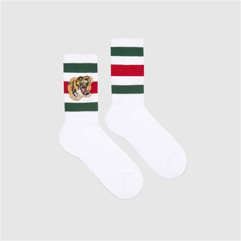 gucci tiger mens socks dh gate|Gucci over knee socks.